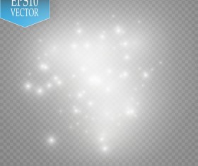 Sparkle light effect illustration vector 02