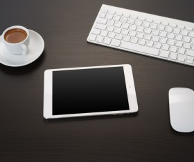 Tablet PC mouse coffee HD picture