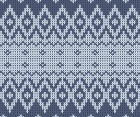 Traditional knitted background vector seamless pattern