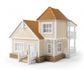Various types of residential building models Stock Photo 08