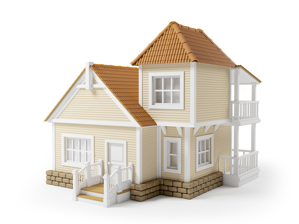 Various types of residential building models Stock Photo 08