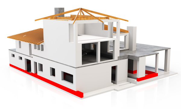 Various types of residential building models Stock Photo 09