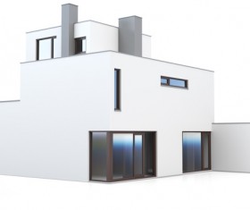 Various types of residential building models Stock Photo 10