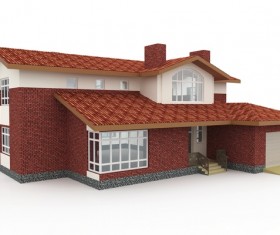 Various types of residential building models Stock Photo 18