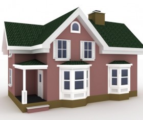 Various types of residential building models Stock Photo 25