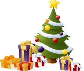 Christmas gifts purchased vector free download