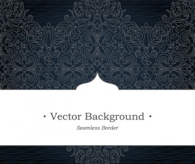 Vector vintage background eastern style vector
