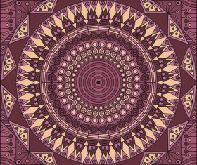 Vintage ethnic pattern seamless vector material