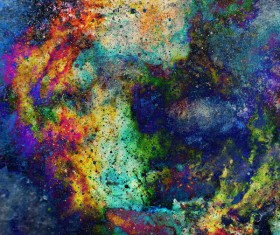 Watercolor Abstract Painting Background Stock Photo 01