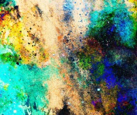 Watercolor Abstract Painting Background Stock Photo 04