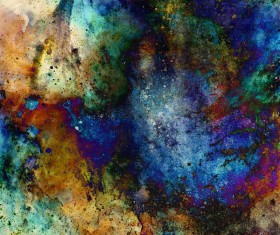 Watercolor Abstract Painting Background Stock Photo 08