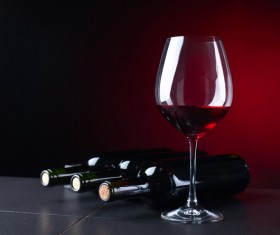 Wine and wine glasses 02 HD picture
