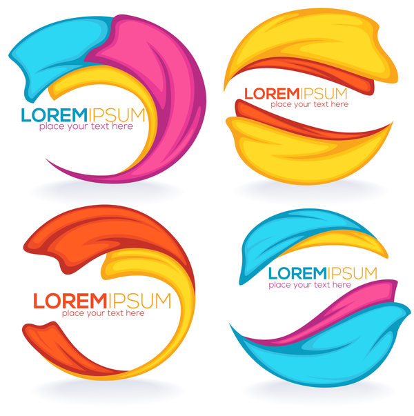 fabric sprere labels vector