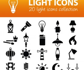 light icons set
