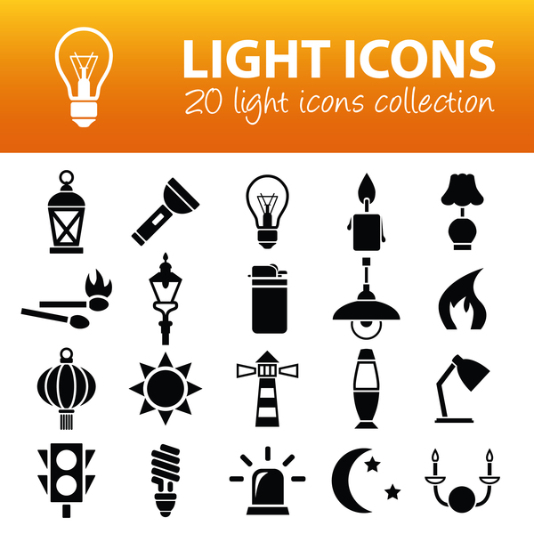 light icons set