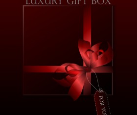 luxury square gift box template vector 11