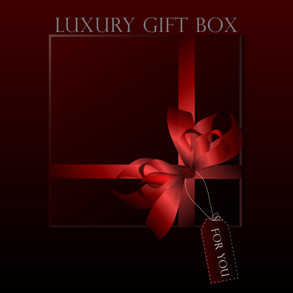 luxury square gift box template vector 11
