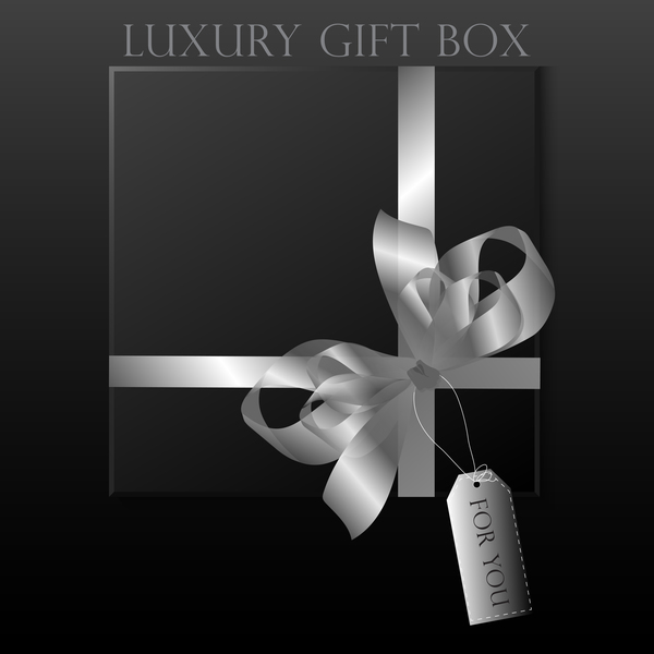 luxury square gift box template vector 13