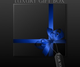 luxury square gift box template vector 14