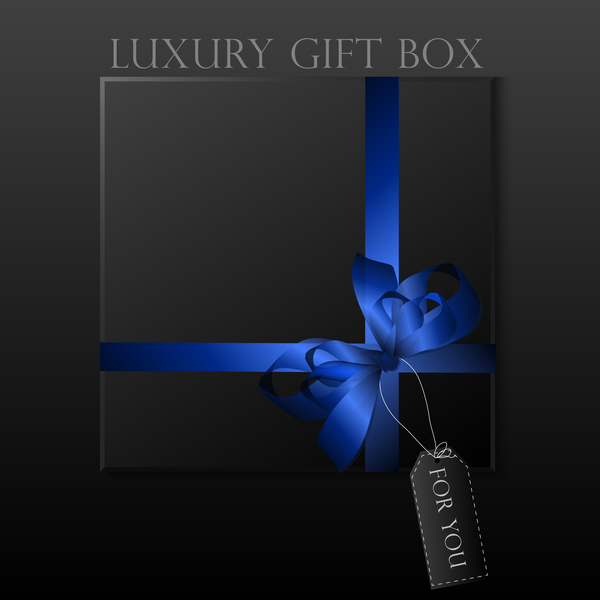 luxury square gift box template vector 14
