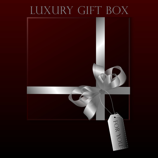 luxury square gift box template vector 15