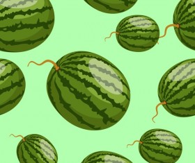 watermelon vector seamless pattern