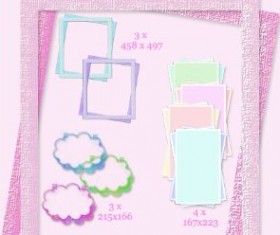 10 cute frame photoshop brushes