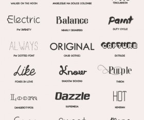 18 Kind free font pack