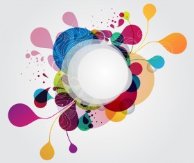 Abstract background with colorful elements vectors 05