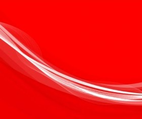 Abstract red background with wave vector illustration