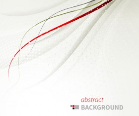 Abstract wave lines with white background vector