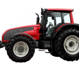 Agricultural tractors Stock Photo