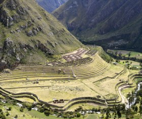 Ancient city ruins Stock Photo