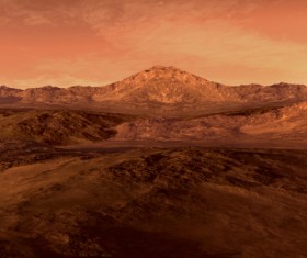 Barren extraterrestrial surface Stock Photo 02