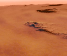 Barren extraterrestrial surface Stock Photo 04