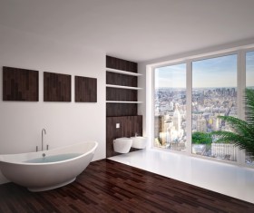Bathroom design Stock Photo 05