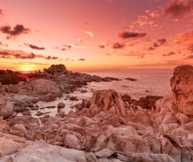 Beautiful sunset Stock Photo