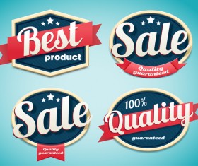 Best product sale labels vector