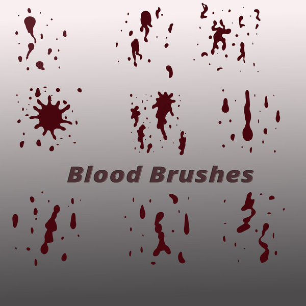 blood brush for photoshop free download