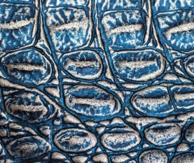 Blue leather texture Stock Photo