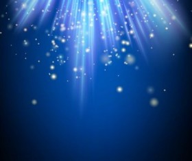 Blue light rays illustration vector 02