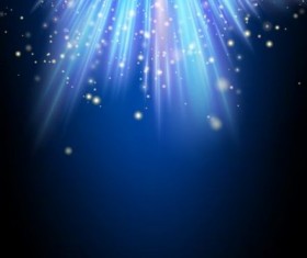 Blue light rays illustration vector 03