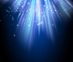 Blue light rays illustration vector 04