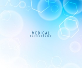 Blue medical background modern vector