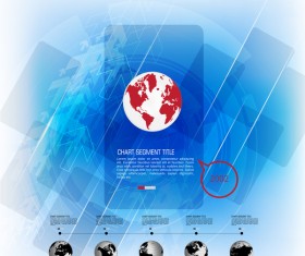 Blue styles infographics creative vector 02
