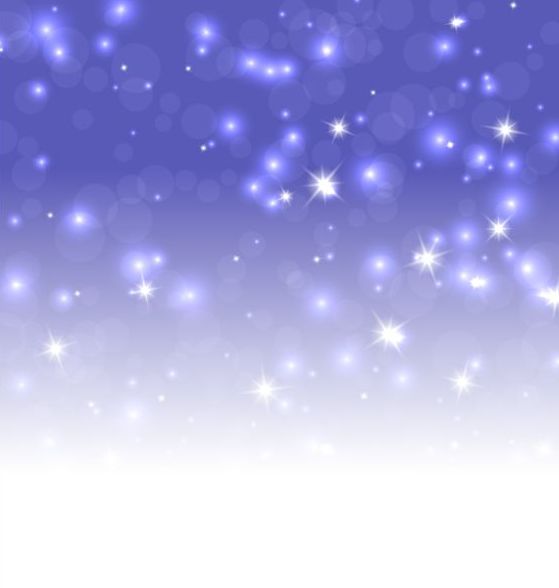 Bright stars light and halation background vector 09