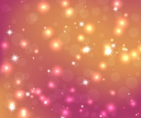 Bright stars light and halation background vector 10