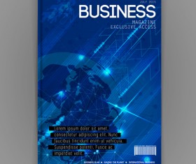 Business brochure template cover design vector 16