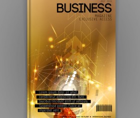 Business brochure template cover design vector 17