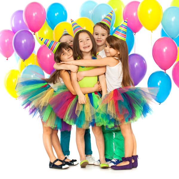 Celebrate the birthday party of the children Stock Photo 01